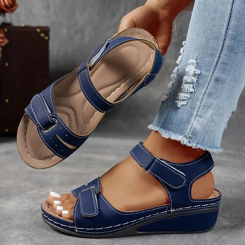 Morgane™ | Sandales orthopédiques à talons compensés