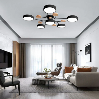 Clio - Lampe Plafond LED Ronde Moderne