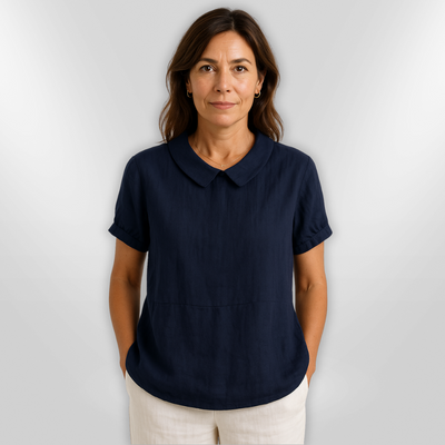 MABEL | Blouse à Col Classique