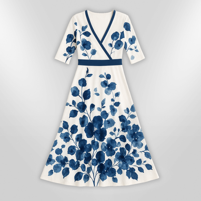 ELEANOR | Robe Florale Fluide