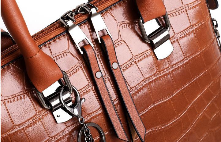 HELGA™ - ENSEMBLE DE 4 SACS EN CUIR ÉLÉGANT