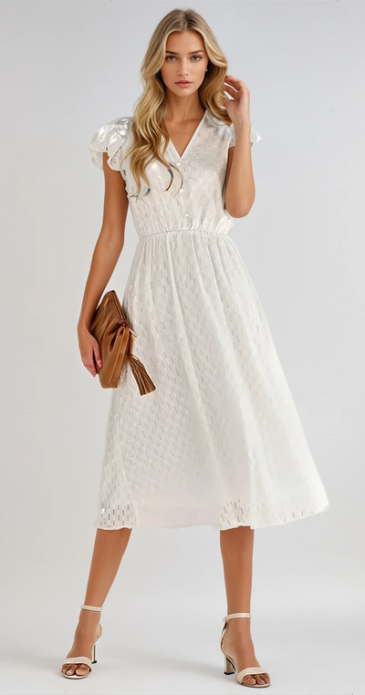 Noémie - Robe D'Été Élégante En Tissu Léger