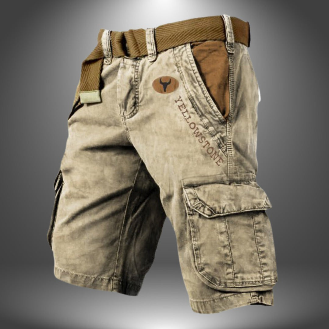 Short cargo artigianale da uomo