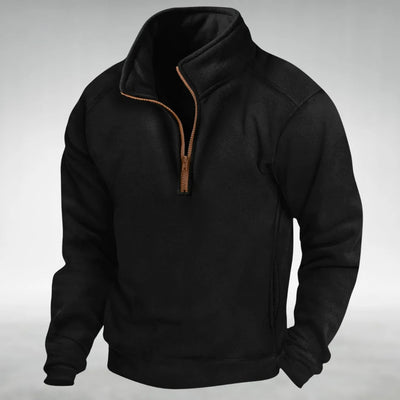 HUDSON | Pull polaire demi-zippé homme