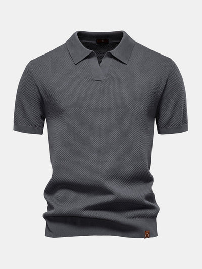 Ensemble Estival : Polo en Maille Texturée Ananas & Short Chino en Coton