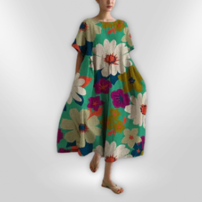 ZARA | robe à fleurs