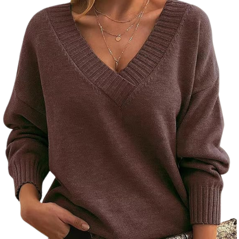 Sprita | Pull en cachemire col en V pour femmes