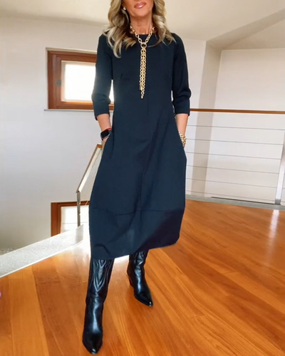 LOTTIE - Robe midi élégante