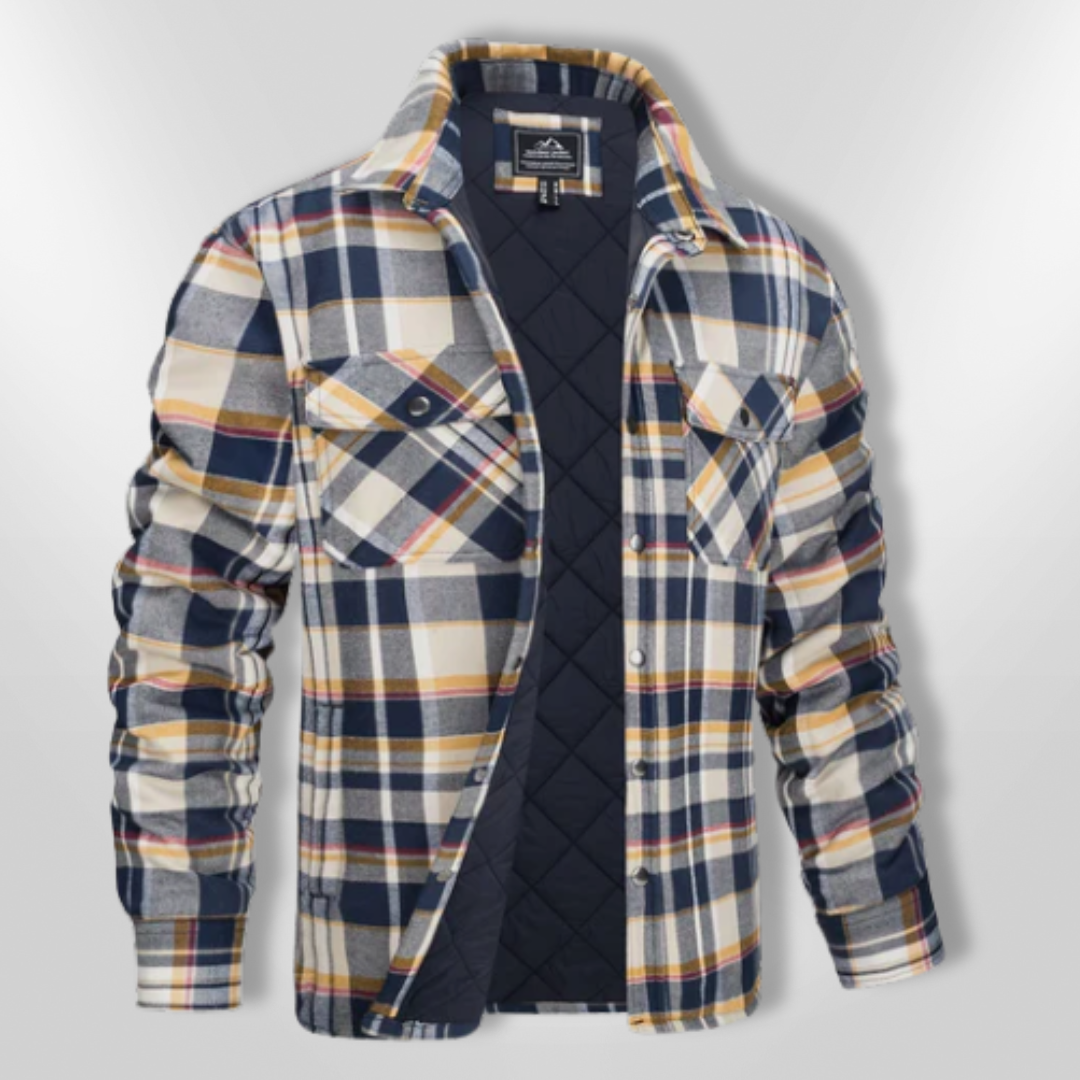 ALEX | Blouson bomber à carreaux