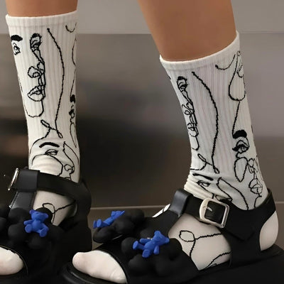 Chaussettes abstraites