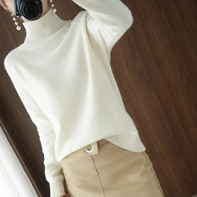 Marlene™ - Pull décontracté ample avec col montant