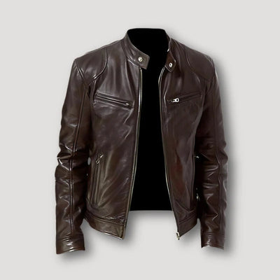 RINO | Veste en cuir décontractée