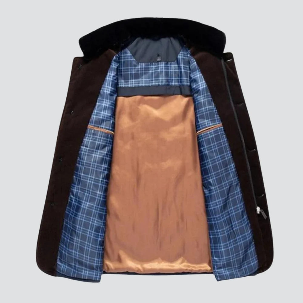 FÉLIX | Manteau d'hiver chaud pour hommes avec col montant