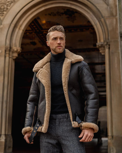 AVION | Veste en cuir classique