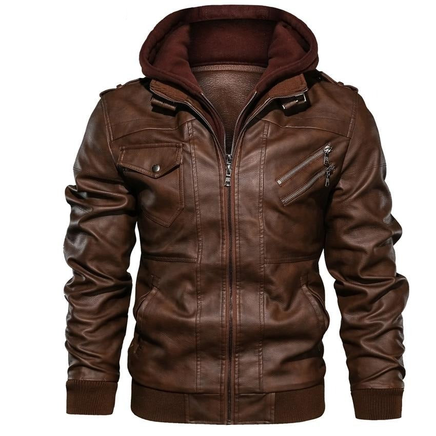 BRAM | Veste en cuir éco