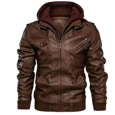 BRAM | Veste en cuir éco