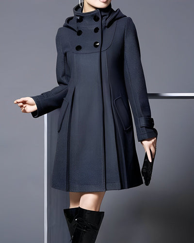 ALICE | Veste robe châle à capuche