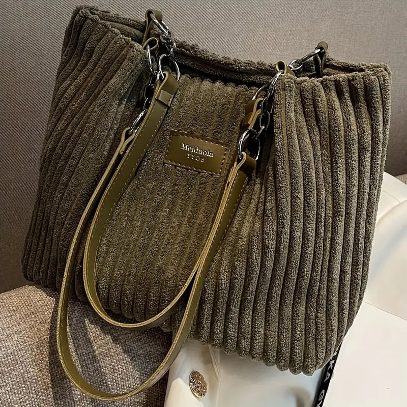 JULIA |  Sac en Velours Côtelé en Coton