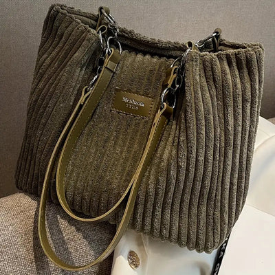 JULIA |  Sac en Velours Côtelé en Coton