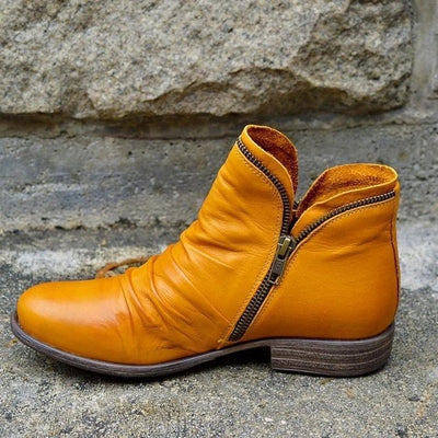 VICTORIA | bottes zippées en cuir