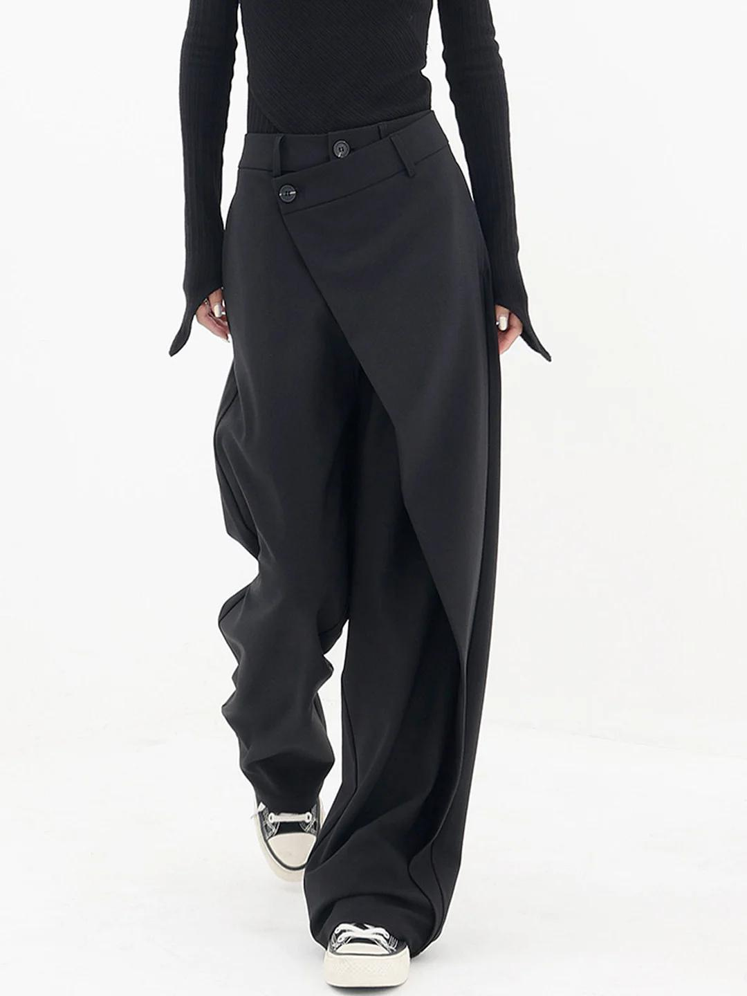 MIRIAM | Pantalon ample asymétrique
