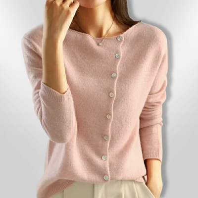 ALFONSA | Cardigan Élégant en Cachemire