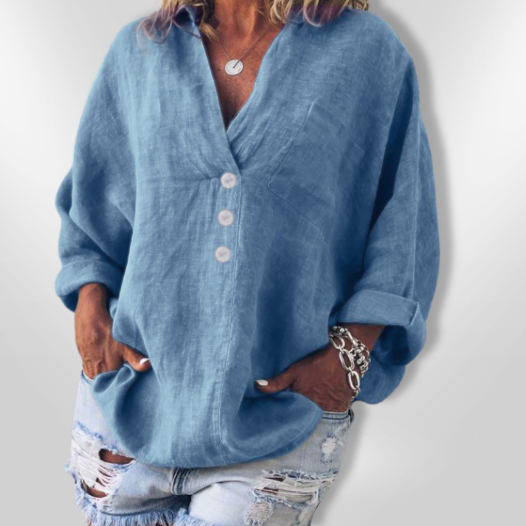 MAEVE | Pull Stylé en Coton et Lin