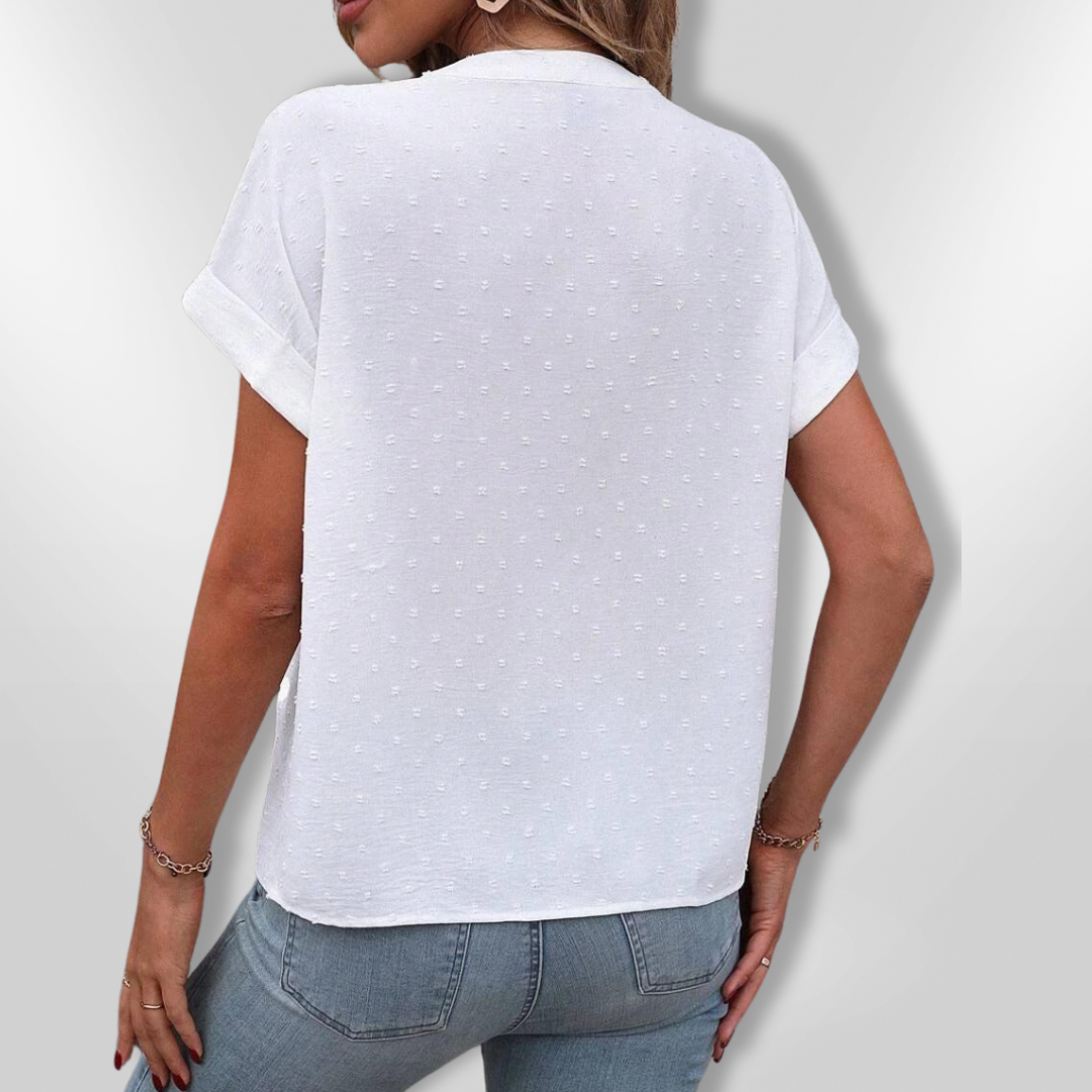 CAMILLE | Blouse Classique Boutonnée