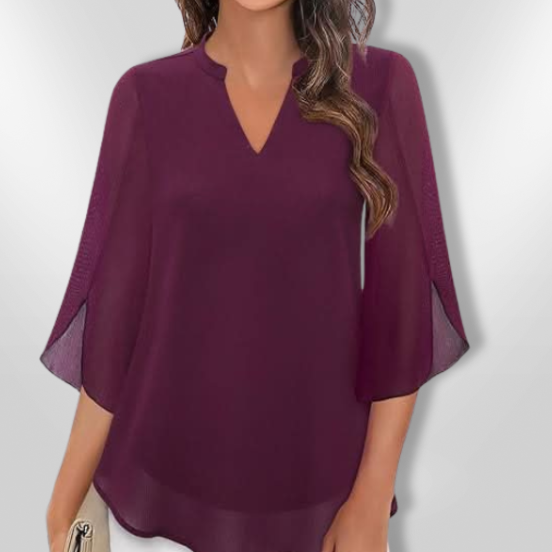 CELESTE | Blouse Chic à Étages