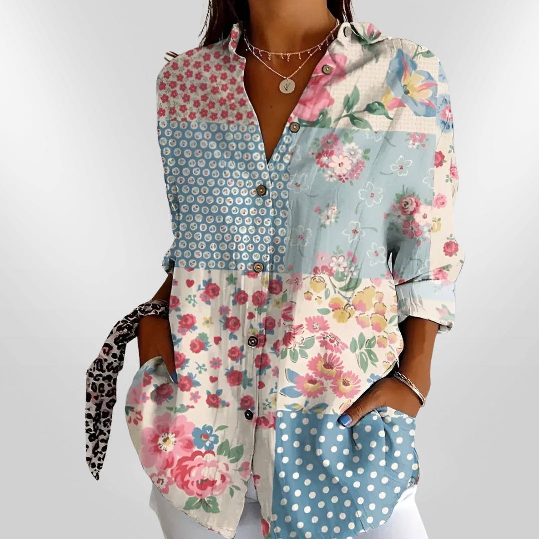 MAIA | Blouse Fleurie en Coton