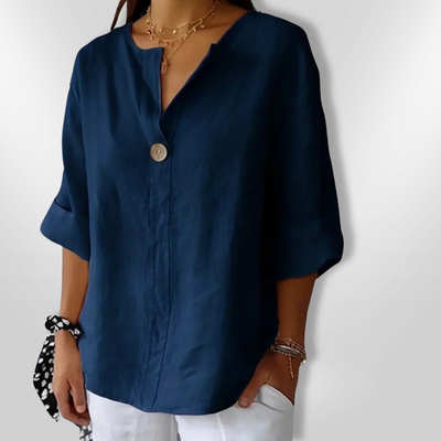 JESSA | Blouse Décontractée à Col V