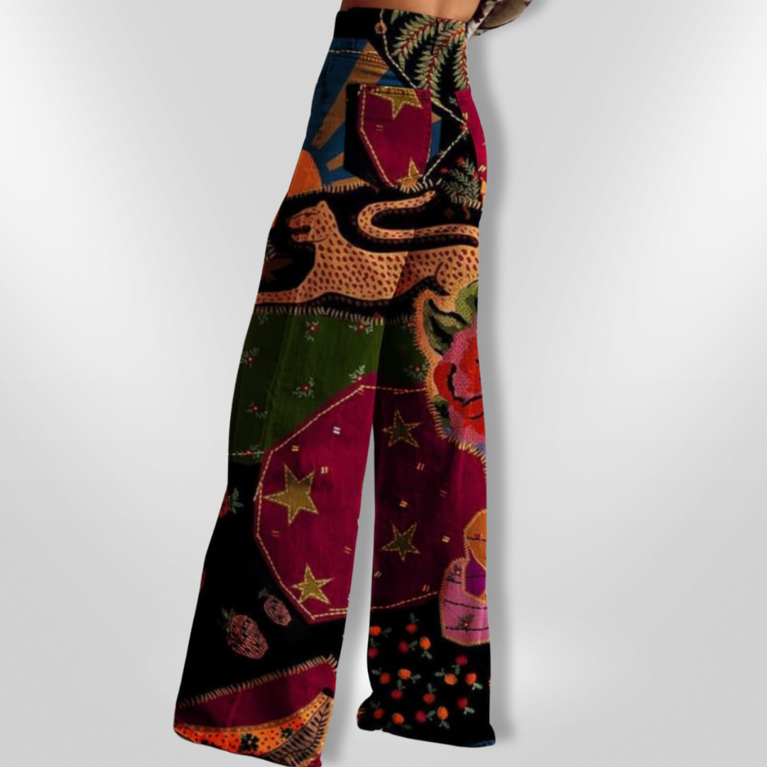 SIENA | Pantalon Évasé Vintage