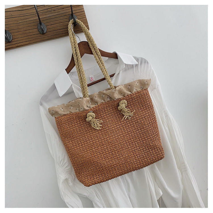 Louisa - Sac de transport tissé élégant pour la femme moderne