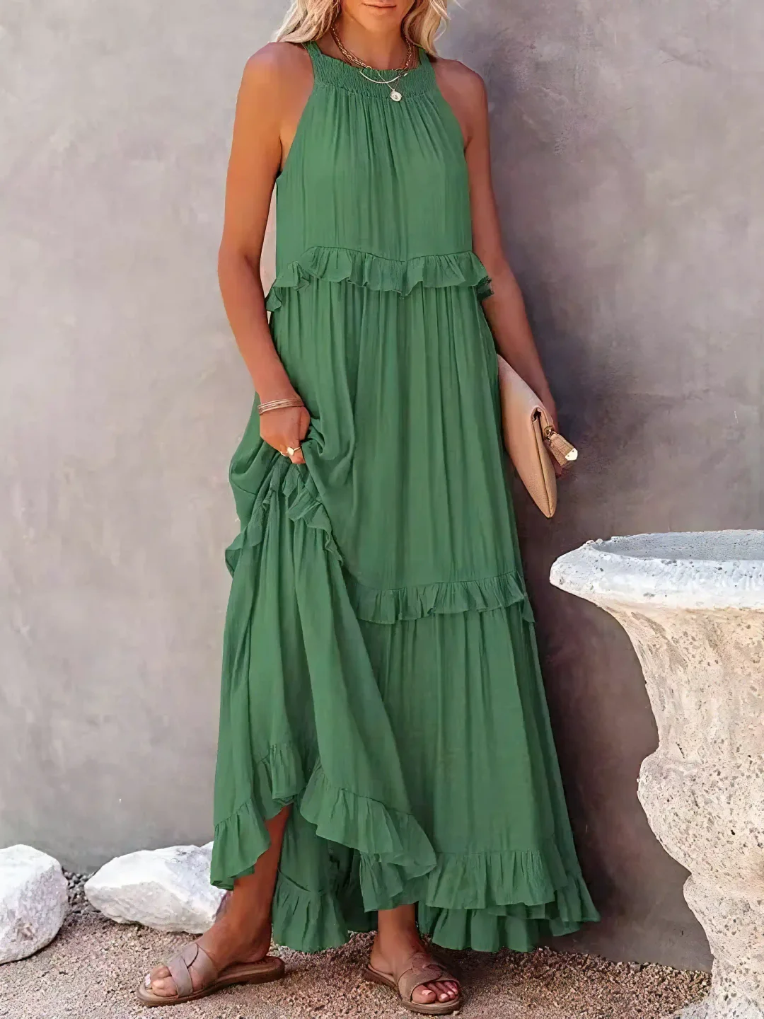 Morgane™ Robe longue brise d'été