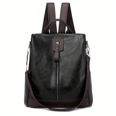 Sac à dos pour femmes en cuir PU végétalien au design sûr
