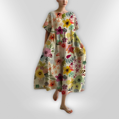 ZARA | robe à fleurs