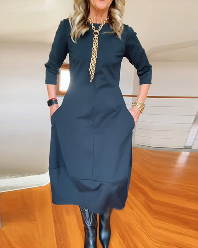 LOTTIE - Robe midi élégante