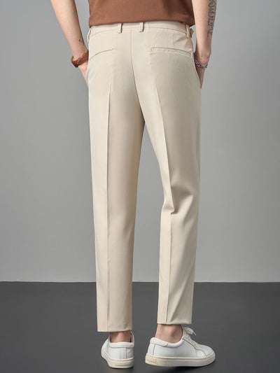 Pantalon Fuselé Élégant à Taille Mi-Haute