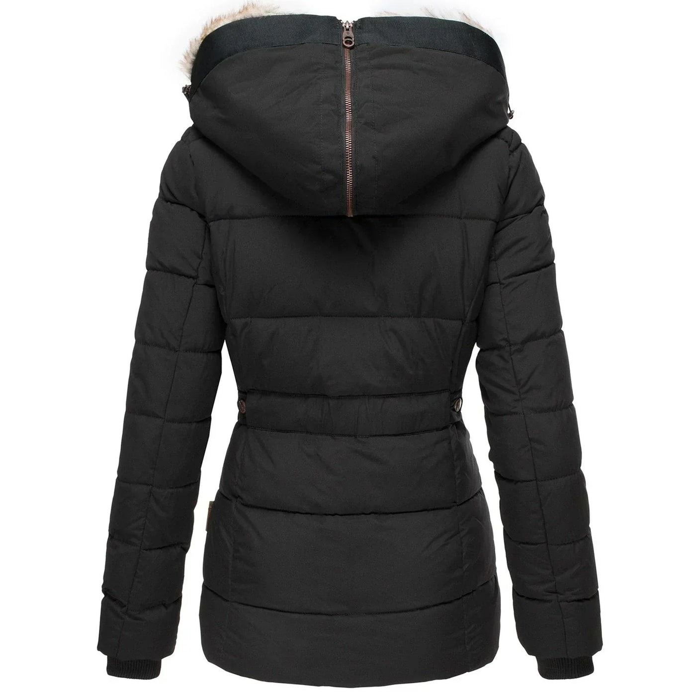 AUROA | Manteau d'hiver avec doublure en fausse fourrure