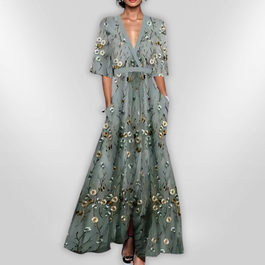 ELEANOR | Robe Florale Fluide