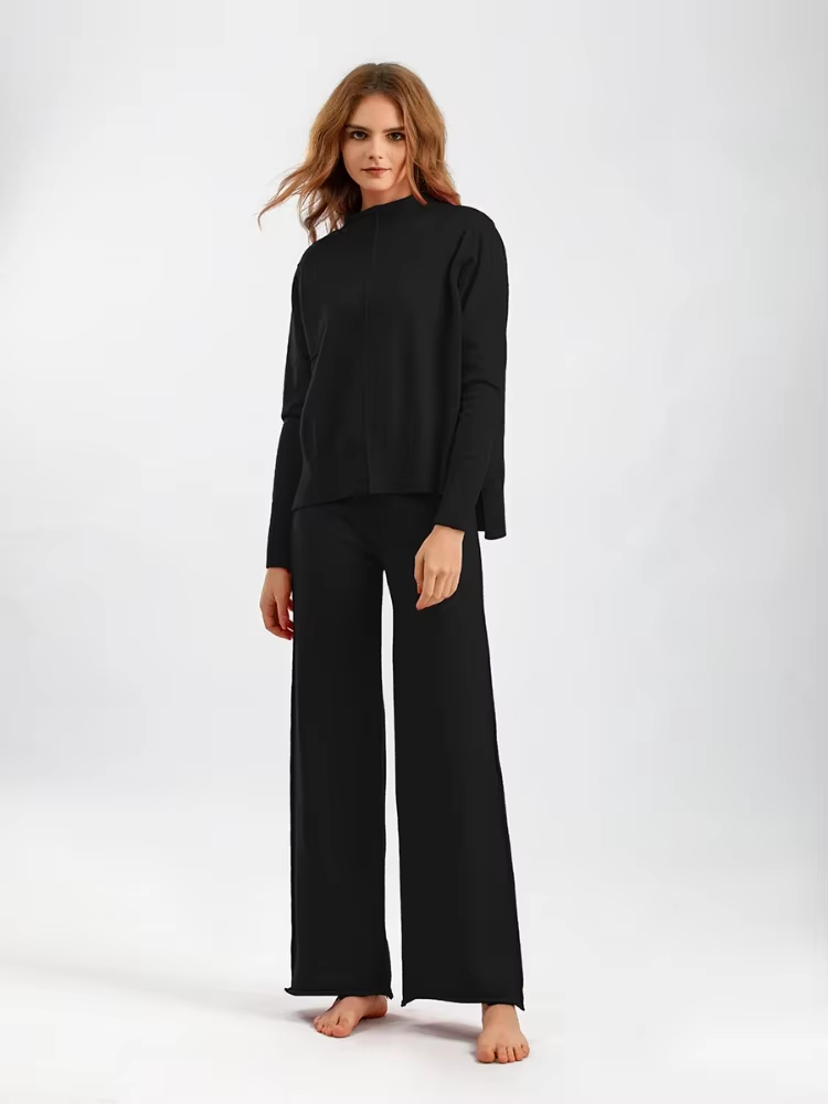 Roma™ - Ensemble de pull et pantalon surdimensionné, tricoté, épais et chaud