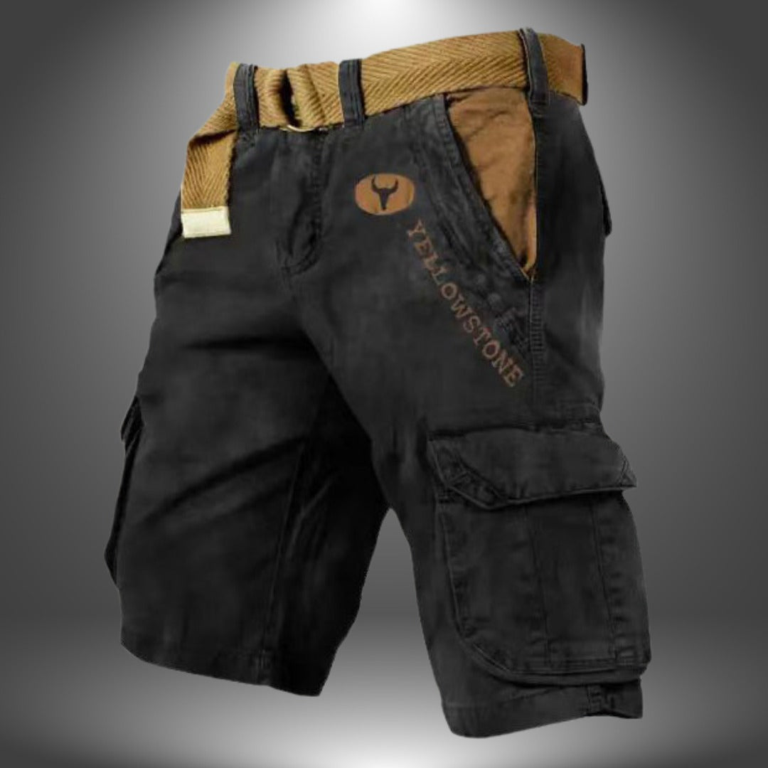 Short cargo artigianale da uomo