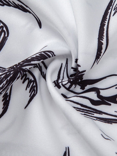 Ensemble Tropical : Chemise Palmiers & Short de Bain à Cordon