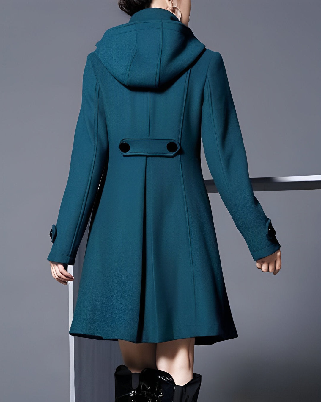 ALICE | Veste robe châle à capuche