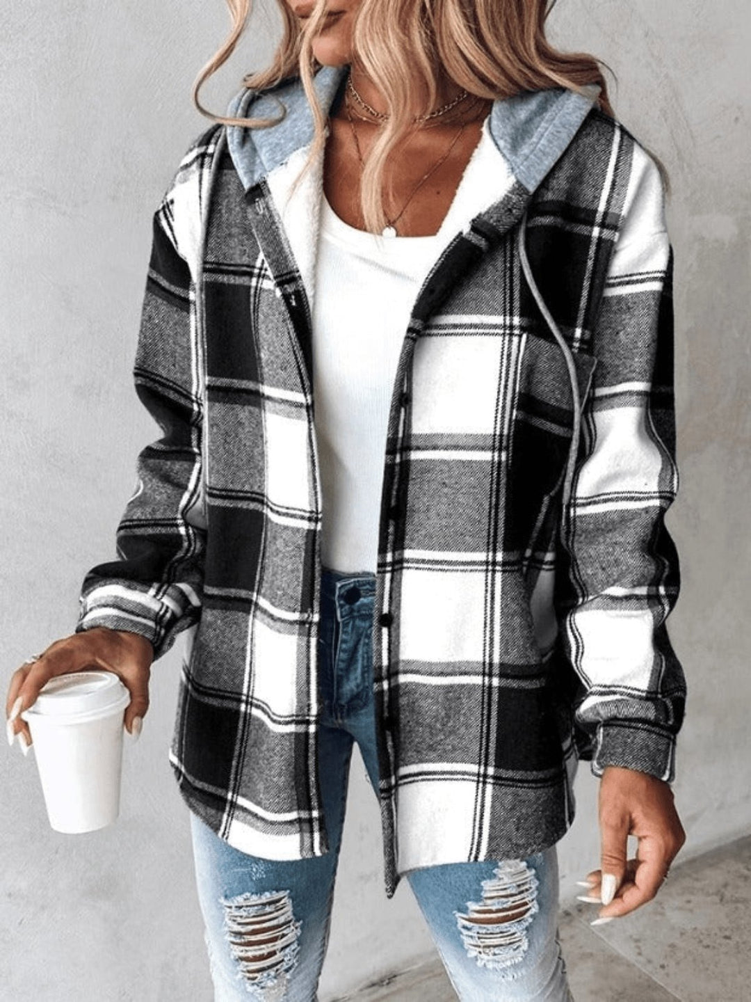 SARAH | Chemise à carreaux pour femme