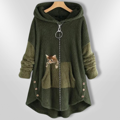 AGNES | Sweat à capuche ultra-doux en peluche