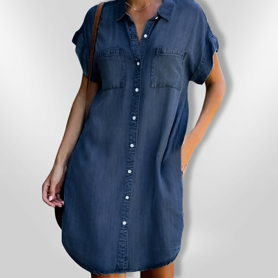 PAULINA | Robe en Denim d'Été