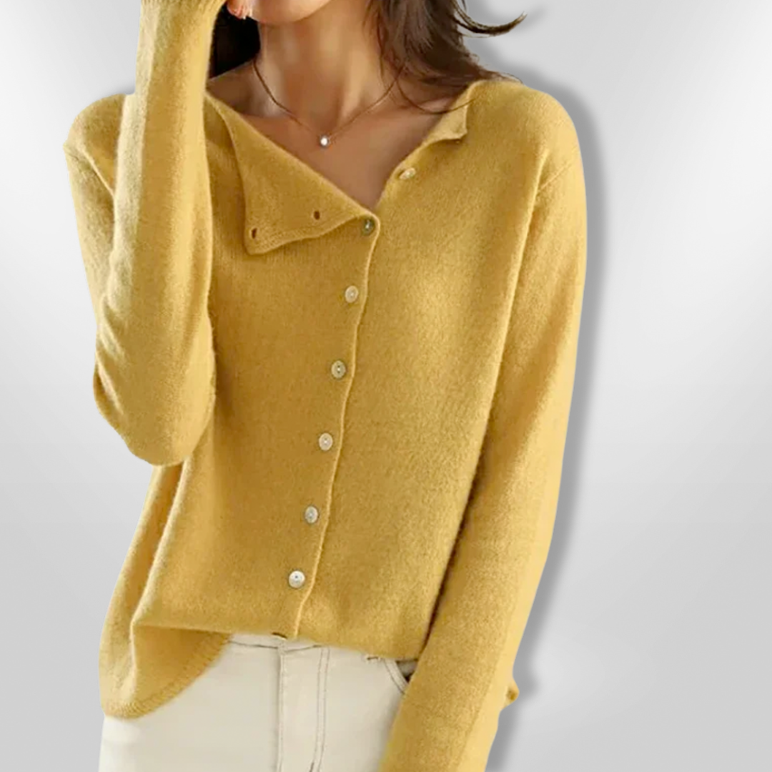 ALFONSA | Cardigan Élégant en Cachemire