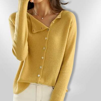 ALFONSA | Cardigan Élégant en Cachemire