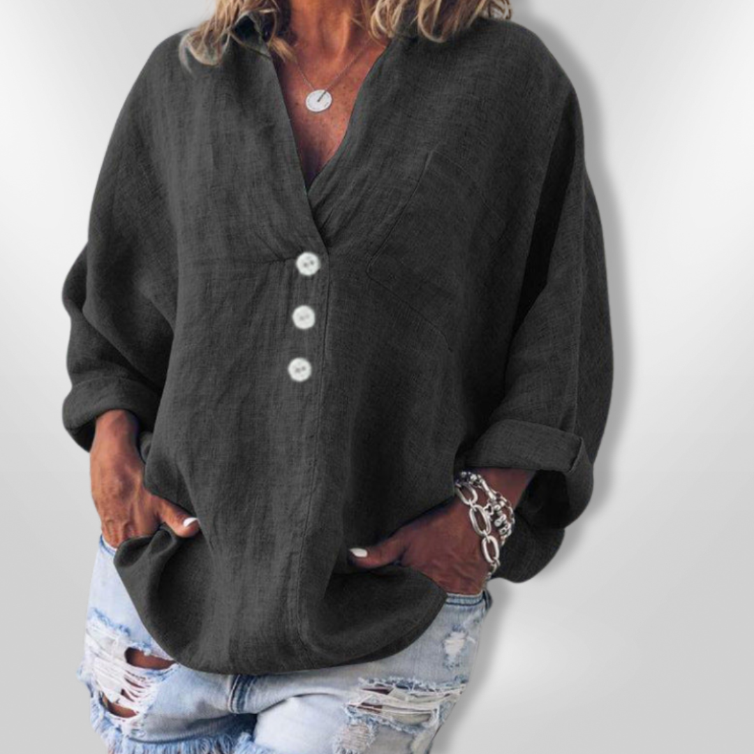 MAEVE | Pull Stylé en Coton et Lin